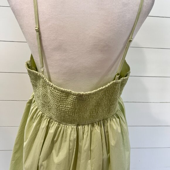 American Eagle Green Sundress with Bubble Skirt Size L - Picture 5 of 7